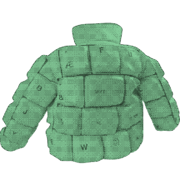 Cool-looking keyboard jacket.